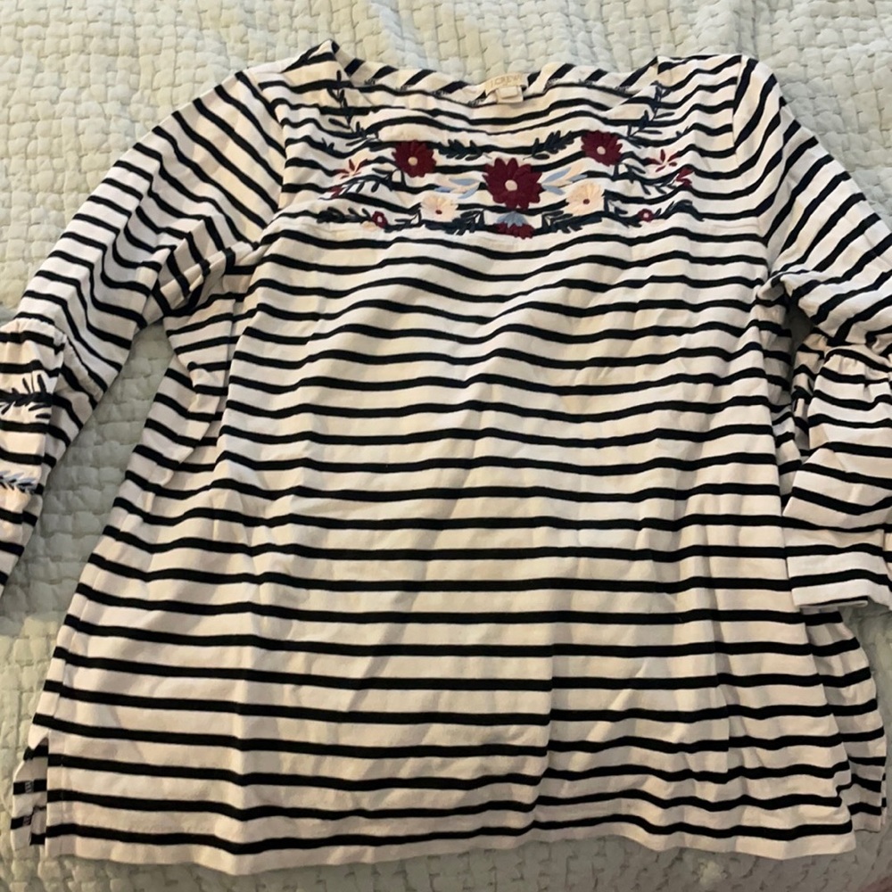 J. Crew bell sleeve top